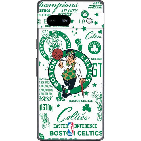 NBA Boston Celtics Historic Blast Google Pixel 7a Skin
